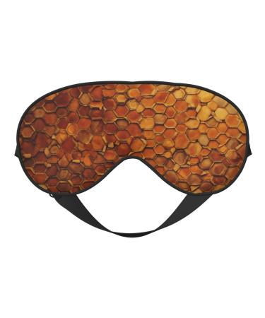 SSIMOO Wine Cork Print Ultra-Soft Light-Blocking Eye Mask for Optimal Comfort and Restful Sleep Black