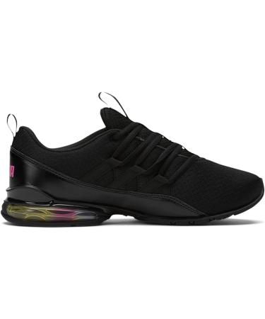 PUMA Women's Riaze Prowl Sneaker 8 - Rainbow Black/Luminous Pink - Buy Online on GoSupps.com