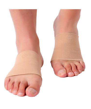 Doc Miller Premium Arch Support Brace for Plantar Fasciitis & Foot Pain - Skin, Small (1 Pair) - Buy Online on GoSupps.com