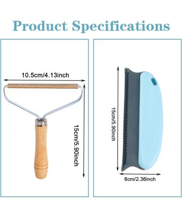 GWAWG 3 PCS Lint Remover Pet Hair Remover Carpet Scraper Resuable Carpet Hair Remover Tool for Cat Dog for Car Sofa Pet Bed Furniture Clothing - Buy Online on GoSupps.com