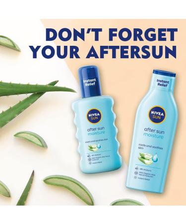 NIVEA SUN Protect & Sensitive Sun Lotion (200ml) SPF 30 - Sensitive Skin Sunscreen with Aloe Vera - 200 ml Pack of 1 - Buy Online on GoSupps.com