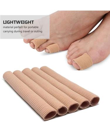 EXCEART Cuttable Toe Separator Sleeves - Elastic Fabric Lined Covers for Calluses Removal - 2pcs 15X1.5cm - Buy Online on GoSupps.com