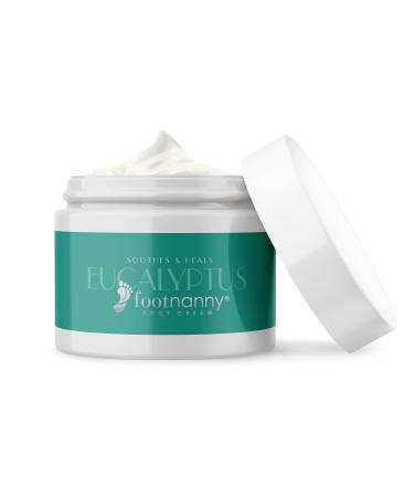 Footnanny - Eucalyptus Foot Cream - Soothes Cracked Heels and Dead Skin with an Old Fashion  Invigorating Formula
