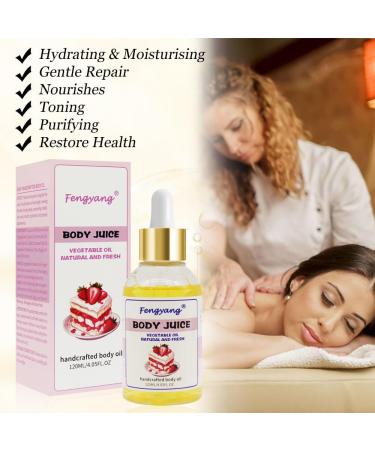 Fengyang Body Juice Oil Body Juice Oil Strawberry Moisturizing Body Oil Strawberry Shortcake Body Oil Strawberry Body Juice Oil - Buy Online on GoSupps.com