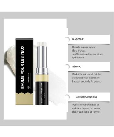 Eye Balm Stick 3g Moisturizing Radiance Treatment for the Eye Contour Firming Balm | For Travel Spa Home and Daily Night and Day Routine - Buy Online on GoSupps.com