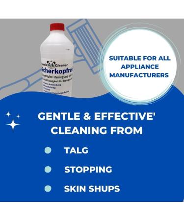 Pandacleaner Scraping Cleaner Refill Liquid - 2000ml - Compatible with Braun CCR Cartridges - Buy Online on GoSupps.com