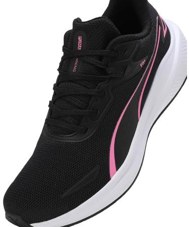 PUMA Unisex Skyrocket Lite Road Running Shoe - 39 EU | Black & Pink | Fast Shipping Internationally - Buy Online on GoSupps.com