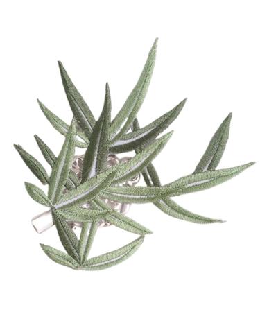 XIAHIOPT Bamboo Leaf Hair Clip Banquets Photography Camping Hairpin for Woman Girl Taking Photo Spring Travel Picnics Hair Clip Bamboo leaf type A