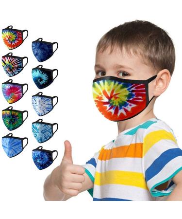 10 Pieces Kids Protect_Cover_Mask Washable Reusable Fashin Design Boys Girls