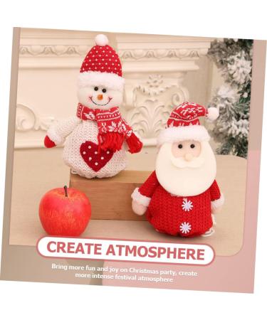 ABOOFAN 5pcs Christmas Bag Candy Bags Snowman Candy Pouch Burlap Bags Bags Apple Bag Elder Redx5pcs 24X19X1CMx5pcs - Buy Online on GoSupps.com