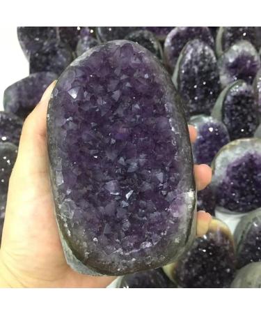 Natural Crystal Rough Specimen Natural Uruguay Amethyst Geode Cluster s SpecimenQuartz Crystal Stone Home DecorationStone Full of Texture - Buy Online on GoSupps.com
