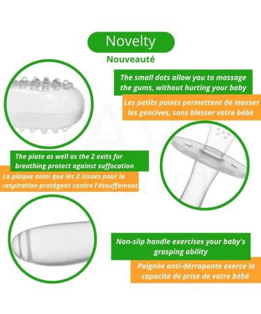 Buy Silicone Baby Bite Ring & Dental Aid - Multi-Pack Available | Safe Teething Toys for Infants - Buy Online on GoSupps.com