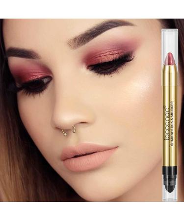 Shadow Pencil | 2-end Natural Waterproof Eyeshadow Stick | Long Lasting Shimmer Cream Eyeshadow Pencil Crayon for Favor 6# - Buy Online on GoSupps.com