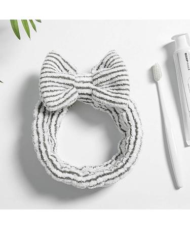Gangel Bow-Knot Noble Charcoal Fibre Headband - Soft Coral Fleece Hairwrap for Women and Girls - Buy Online on GoSupps.com