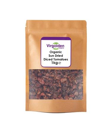Organic Sun Dried Diced (Chopped) Tomatoes 1kg by Virgolden Organic