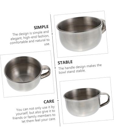 Frcolor 4-Piece Shaving Soap Shell Foam Set | Rustproof Steel Razor Cups for Men | Durable Japanese Design for Shaving Soap - Buy Online on GoSupps.com