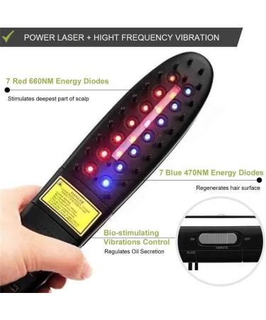 JHKJ Hand Electric Massage Comb for Hair Growth & Thickening - Infrared Treatment for Healthy Hair - Buy Online on GoSupps.com