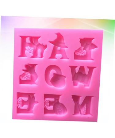 UPKOCH Halloween Letter Chocolate Mold DIY Cake Baking Molds Silicone Baking Mold Halloween Cake Mold Halloween Chocolate Mold DIY Fondant Baking Mold Baking Mold Silicone Pumpkin Set Size 1 Pink - Buy Online on GoSupps.com