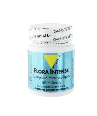 Vit'all+ - + Flora Intense 15 Capsules Vit all