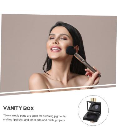 Didiseaon 12 Pcs Blush Box Eyeshadow Box Empty Eyeshadow Cosmetic Containers Travel Cosmetic Makeup Plastic 5x5cmx3pcs Blackx3pcs - Buy Online on GoSupps.com