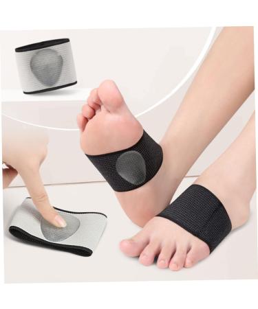 GLEAVI Arch Support Sleeves for Men & Women - Comfortable Foot Pad Portable & Breathable Ideal for Outdoor Use - 1 Pair Black (11.6x6cm - Buy Online on GoSupps.com