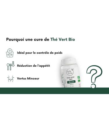 Detox & Cure Slimming - Ecocert Certified Organic Green Tea - Pill Box of 120 Capsules - 1 Month Care - Belle & Bio Food Supplement - Made in France - Buy Online on GoSupps.com