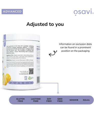 Osavi Marine Collagen Wild Cod Lemon 360g - Buy Online on GoSupps.com