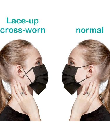 100 Pcs Multicolor Disposable Face Masks - Breathable 3-Layer Non-woven Facial Mouth Cover with Nose Clip and Elastic Earloop (4 Colors) - Buy Online on GoSupps.com