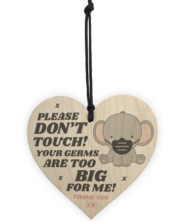RED OCEAN Hanging Pram Tag Elephant Mask - Don't Touch, Germs Are Too Big For Me - Buy Online on GoSupps.com