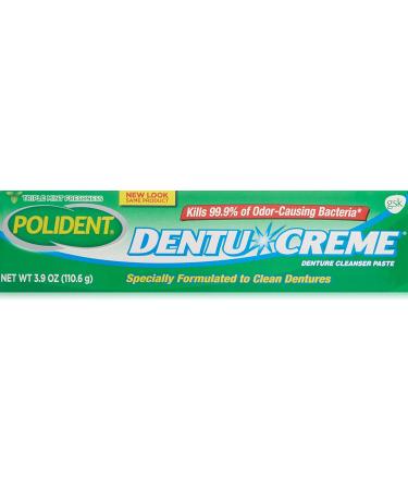 Polident Dentu Creme Denture Cleansing Toothpaste - 3.9 Oz (pack of 1)