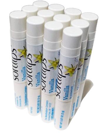 Softlips Lip Balm Protectant SPF 20 Vanilla (Pack of 12 Sticks)