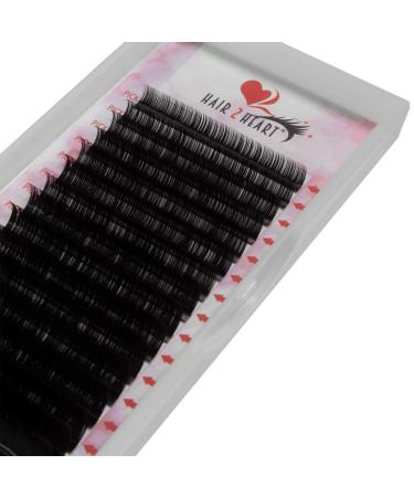 hair2heart Eyelashes Silk Fake Lashes False Eyelashes Eyelashes - B-Curl 0.10 11mm