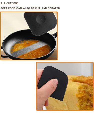 Household Cleaning Tools Non-Stick Pan Safe Scraper Set Stain Removal Cleaner 3Pcs Cookware Clean Scraper Home Essential Household Cleaning Supplies Dishwasher Safe Scraper Plastic Kitchen Tool Set - Buy Online on GoSupps.com
