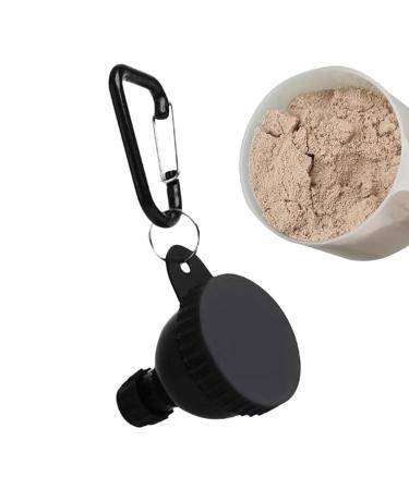 Protein Powder Funnel - Protein Funnel | Funnels For Proteins Powder | Supplement Funnels For Powders | Travel Supplement Container | 50ml Carabiner Proteins Powders Case For Adults Seniors Airplane