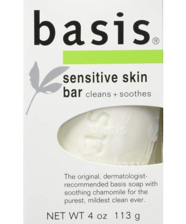 Basis Sensitive Skin Bar 12 Count 4 Ounce (Pack of 12)