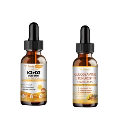 Liquid Vitamin D3 K2 + Glucosamine Chondroitin MSM