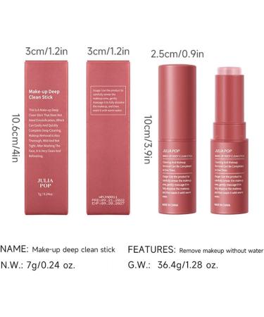 Joyeee 2 Pack Makeup Remover Balm Stick Lash Cream Remover Double Cleansing for Waterproof Makeup Balm to Oil to Milk Gentle Formula for Natural Eyelashes and All Skin Type 0.24 Ounce/7g #06 2 Pack Makeup Cleansing Blam Stick - Buy Online on GoSupps.com