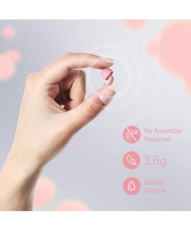 Reusable Ear Plugs for Sleeping - Noise Cancelling Hearing Protection Snoring & Concert Ear Protection - Flexible Silicone - Pink Medium - -30dB - Buy Online on GoSupps.com