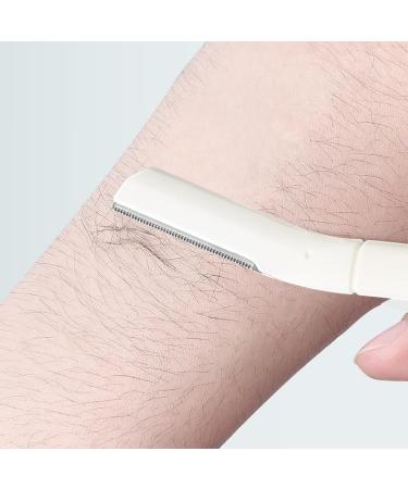 Skin Planing Tool for Women - Professional Peach Fuzz & Hair Removal Gentle Exfoliation Blades (3 Straight & 1 Fold) - Perfect for Face & Eyebrows - Buy Online on GoSupps.com