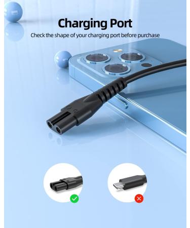 Super USB Charging Cable for Manscaped 3.0 & 2.0 Trimmers | Durable Mesh Design for Electricians & Hairdressers - Buy Online on GoSupps.com