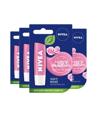 Nivea Lip Rose Pack of 4
