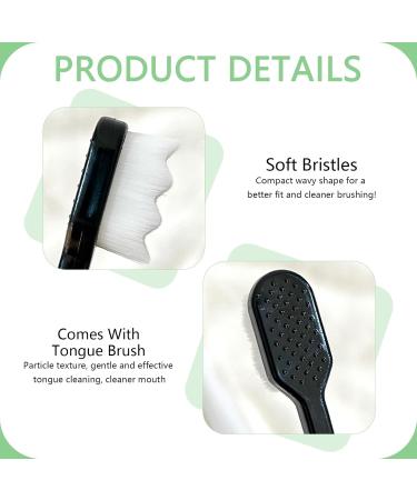 Fluhaw Toothbrush Extra Switch 6-Pack Ultra-Wicked Micro-Nano Bristles for Sensitive Gums & Teeth | International Shipping - Buy Online on GoSupps.com
