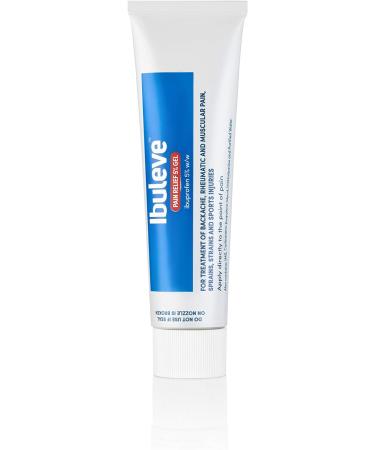 Ibuleve Pain Relief Gel 5% Ibuprofen - Clinically Proven Anti-Inflammatory for Joint Pain, Sprains, Backache, Muscular Pains, and Sports Injuries - 100g - Buy Online on GoSupps.com