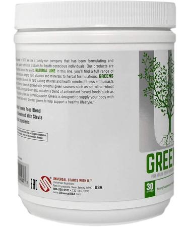 Universal Nutrition Greens Powder - 300g Superfood Blend for Vitality & Wellness - Buy Online on GoSupps.com