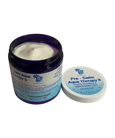 Diva Stuff Pre-Swim Aqua Therapy Chlorine Neutralizing Body Lotion - Coconut Surf, Water Resistant | Protects Skin from Chlorine & Salt Water - Buy Online on GoSupps.com