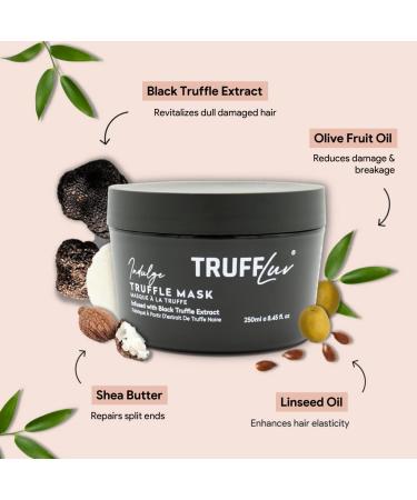 TruffLuv Indulge Collection Truffle Hair Mask - Hydrating, Strengthening, Anti-Aging, Paraben & Sulfate Free - 16.9 Fl Oz - Buy Online on GoSupps.com
