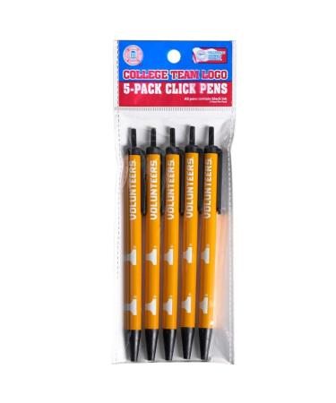 Tennessee Vols 5 Pack Pen, CLC College Football/Basketball NCAA Volunteers Gifts and Merchandise