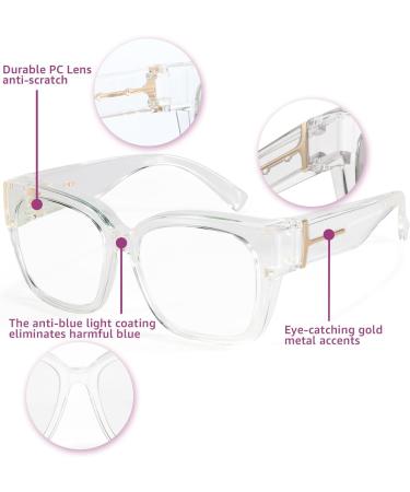 LVIOE Blue Filter Glasses - Over Glasses for Eye Strain Relief | Computer Glasses for All Wearers - Buy Online on GoSupps.com