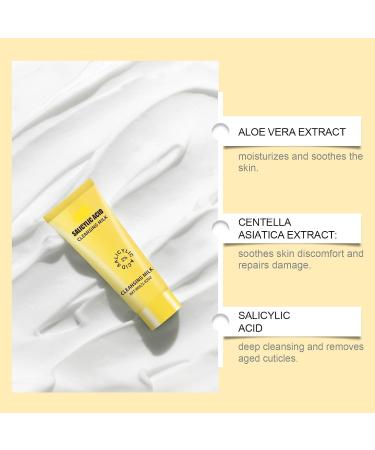 Nettoyant Visage : Nettoyant Hydratant Doux Et Anti-s bum Avec Une Mousse Riche Non Raffermissant For Un Usage Quotidien(2PCS) - Buy Online on GoSupps.com