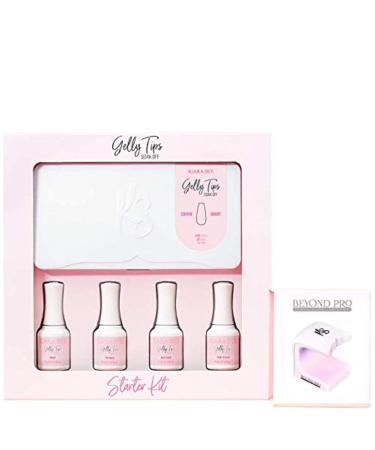 KIARA SKY GELLY TIPS STARTER KIT - COFFIN SHORT